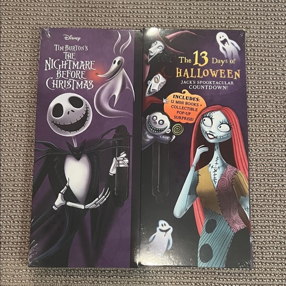 Disney Other - Disney Purple and Black Halloween Book Set